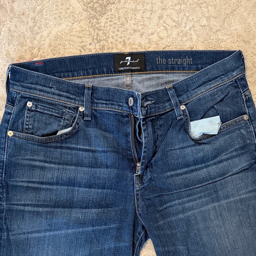 7 For All Mankind Dark Wash Denim Jeans